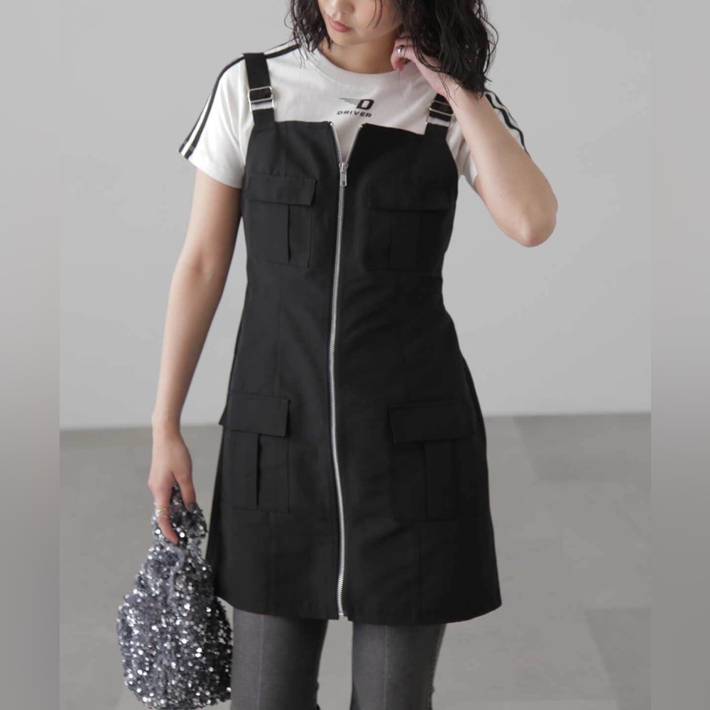 Free’s Mart belt zipper dress